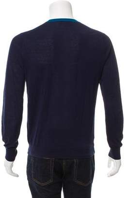 Burberry Silk-Blend Crew Neck Sweater