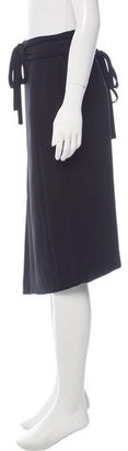Derek Lam 10 Crosby Knee-Length Wrap Skirt