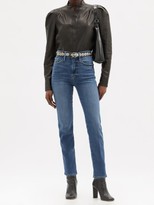 Thumbnail for your product : Frame Le Sylvie High-rise Straight-leg Jeans - Denim