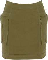 Thumbnail for your product : Balmain Stretch-cotton twill mini skirt