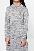 Thumbnail for your product : boohoo Girls Roll Neck Swing Dress