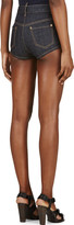 Thumbnail for your product : DSQUARED2 Blue Beaded High-Waisted Pin Up Shorts