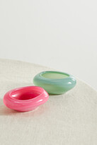 Thumbnail for your product : Helle Mardahl Candy Set Of Two Glass Pinch Dishes - Green