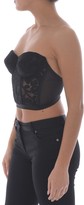 Thumbnail for your product : Moschino Lace Cropped Top