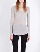 Thumbnail for your product : Joseph Ribbed cotton and cashmere-blend top