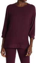 Thumbnail for your product : Donna Karan Soft Knit 3/4 Sleeve Lounge Top