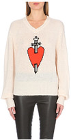 Thumbnail for your product : Wildfox Couture King of hearts knitted jumper