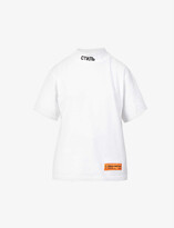 Thumbnail for your product : Heron Preston Logo-print high-neck cotton-jersey T-shirt