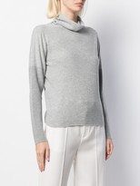 Thumbnail for your product : Fabiana Filippi Slim-Fit Funnel Neck Jumper