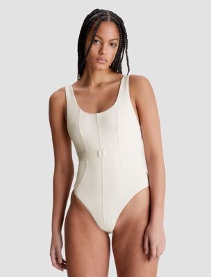 Calvin Klein Women's White Swimwear | ShopStyle