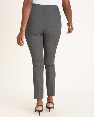 So Slimming Juliet Textured Dot Ankle Pants