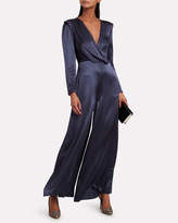 Thumbnail for your product : Fame & Partners Colocasia Satin Cross Front Jumpsuit