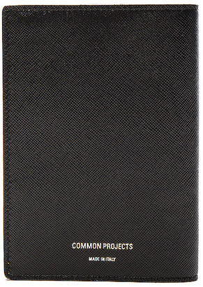 Common Projects Passport Folio in Black | FWRD