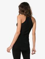 Thumbnail for your product : Rick Owens racerback ribbed silk tank top