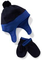 Thumbnail for your product : Old Navy Performance Fleece Hat And Mitten Set For Toddler Boys