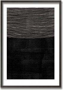 Ready2hangart Blackened Line by Eysmael Quisora - Picture Frame Print on Wood