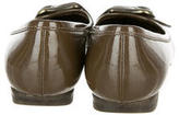 Thumbnail for your product : Fendi Patent Buckle Flats