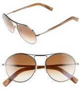 Thumbnail for your product : Tom Ford Men's 'Jesie' 54Mm Sunglasses - Dark Brown/ Gradient Bordeaux