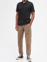 Thumbnail for your product : Sunspel Riviera Chest-pocket Cotton-piqué Polo Shirt - Black