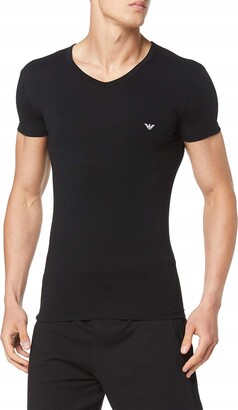 Emporio Armani Men's Eagle V-Neck Tee T-Shirt