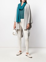 Thumbnail for your product : N.Peal Cashmere Diagonal Ribbed Cape