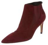 Thumbnail for your product : Sigerson Morrison Suede Pointed-Toe Booties