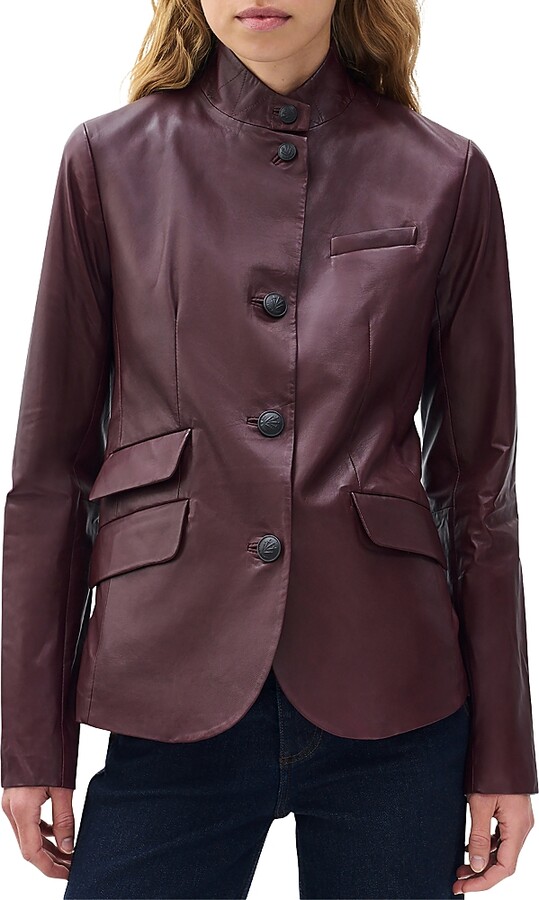 Rag & Bone Slade Leather Blazer