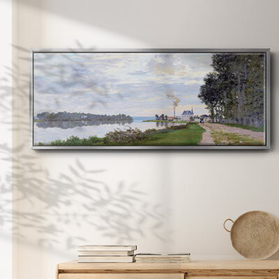 Wexford Home The Promenade at Argenteuil 02, 1872- Framed Canvas