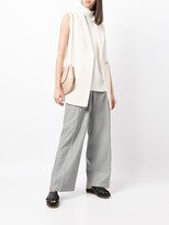 Thumbnail for your product : LOULOU STUDIO Straight-Leg Leather Trousers