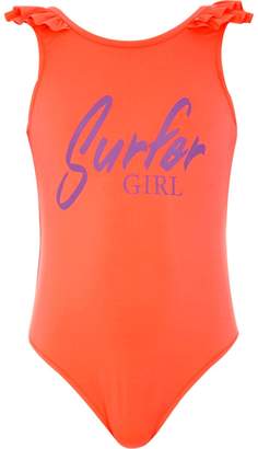 River Island Girls red 'surfer girl' swimsuit