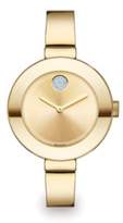 Thumbnail for your product : Movado Bold Crystal & Goldtone IP Stainless Steel Bangle Bracelet Watch/34MM