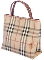 Thumbnail for your product : Burberry Haymarket Check Small Tote