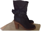 Thumbnail for your product : Loewe Grey Leather Ankle boots