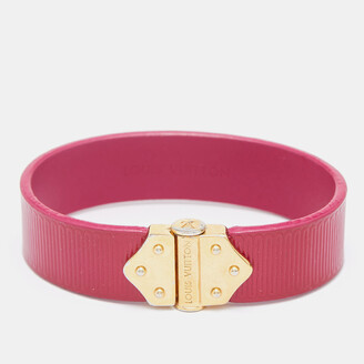 Louis Vuitton Monogram Neo Split Ta√Øgarama Leather Bracelet 2022 Ss, Red, 21