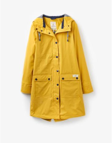 Joules Seafarer Womens Rubber Coated Mac - Corn Yellow - ShopStyle ...