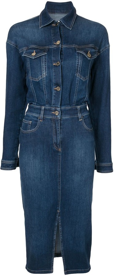 stretch denim dress uk