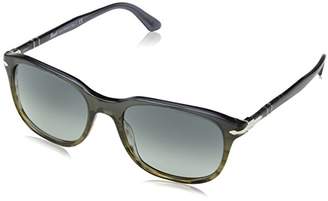 Persol Men's 0Po3191S 101271 Sunglasses, (Greyripped Green Grey)