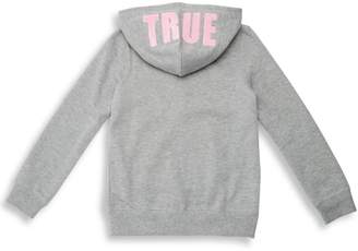 True Religion Girl's Heathered Hooded Jacket