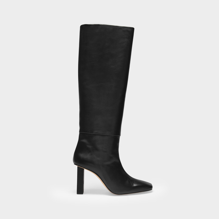 Anny Nord Boots Joan Le Carre In Black Leather - ShopStyle Shoes
