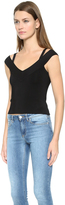 Thumbnail for your product : Milly Off the Shoulder Crop Top