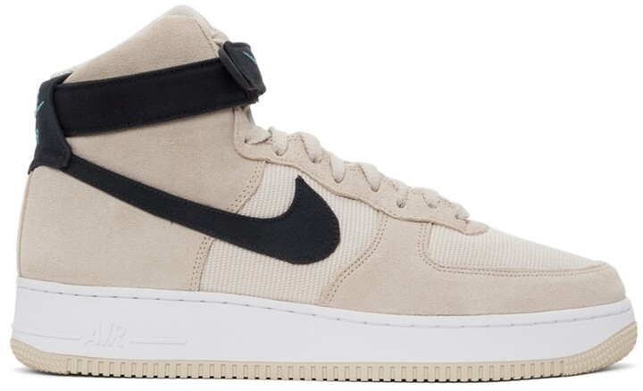 Nike Beige Air Force 1 High '07 Lx Sneakers - ShopStyle