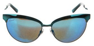Gucci Reflective Cat-Eye Sunglasses