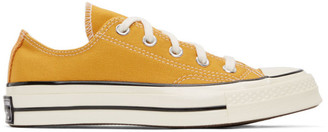 yellow low converse