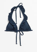Thumbnail for your product : And other stories Frill Triangle Bikini Top