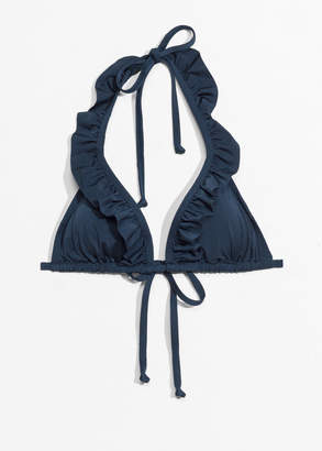 And other stories Frill Triangle Bikini Top