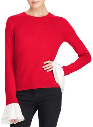 Lauren Ralph Lauren Silk-Blend Crewneck Sweater