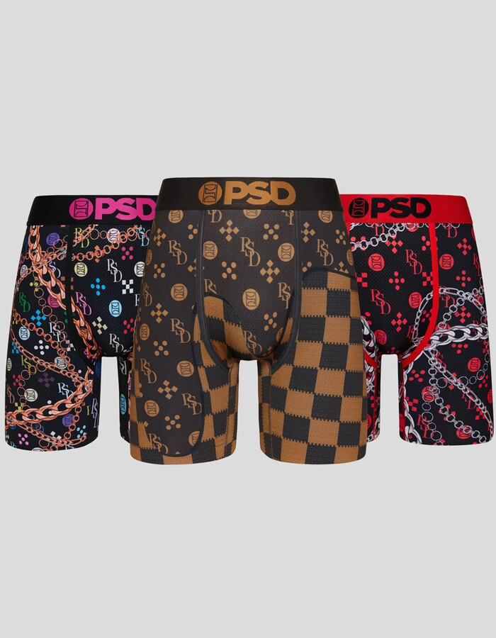 PSD Men's Magic City Boxer Briefs, Multi, XXL at  Men's Clothing store
