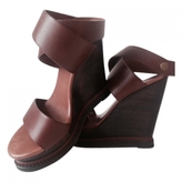 Thumbnail for your product : Diane von Furstenberg Omni Leather Wedges