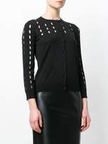 Thumbnail for your product : Rochas perforated cardigan