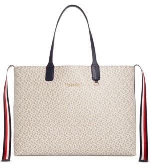 Tommy Hilfiger Iconic Tommy Monogram Tote - ShopStyle